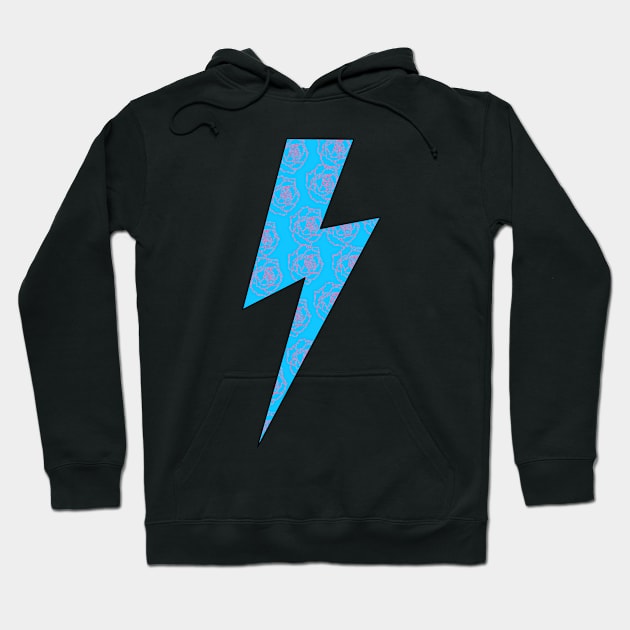 rose lightning bolt Hoodie by gdm123